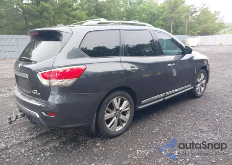 2013 Nissan Pathfinder Platinum from USA, damaged, VIN 5N1AR2MM0DC677990